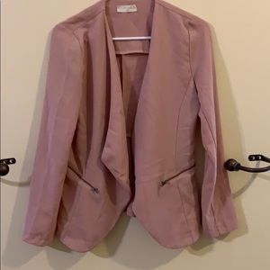 Medium Elodie blazer blush